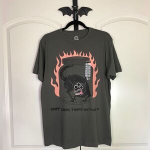 Hot Topic Graphic Shirt, Gray Soft Stretchy NWT size M